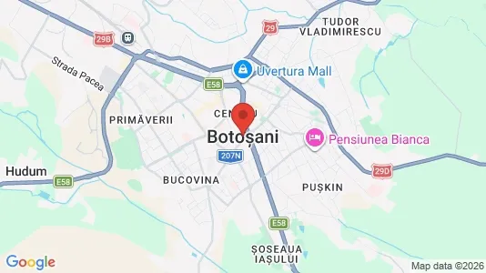 Houses for rent i Botoşani - kort over placeringen