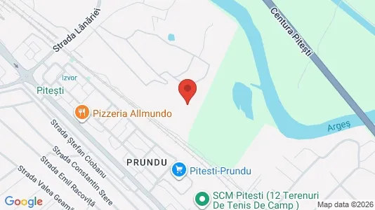 Apartments for rent i Piteşti - kort over placeringen