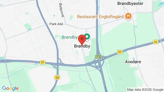 Apartments for rent i Brøndby - kort over placeringen