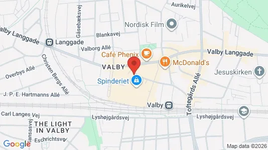 Apartments for rent i Valby - kort over placeringen
