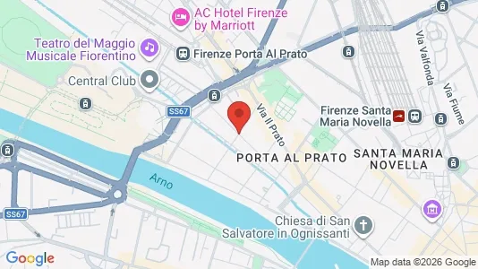 Apartments for rent i Florence - kort over placeringen