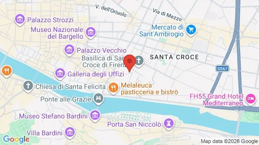 Apartments for rent i Florence - kort over placeringen