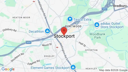 Houses for rent i Stockport - Cheshire - kort over placeringen