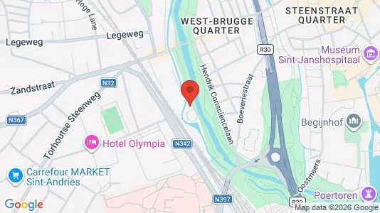 Apartments for rent in Brugge - Photo from Google Street View