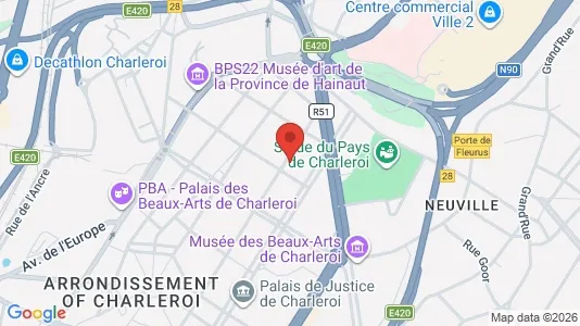 Apartments for rent in Charleroi - Photo from Google Street View