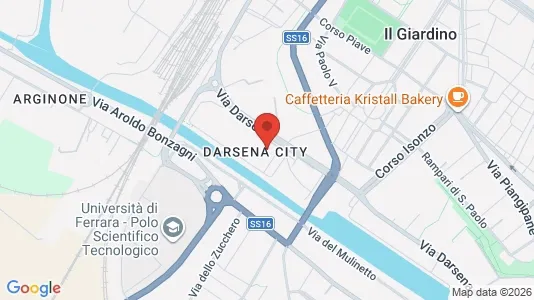 Rooms for rent i Ferrara - kort over placeringen