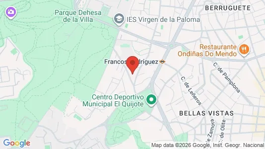 Apartments for rent i Madrid Moncloa-Aravaca - kort over placeringen
