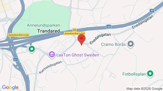 Apartments for rent i Borås - kort over placeringen