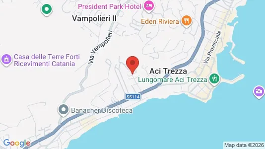 Apartments for rent i Aci Castello - kort over placeringen