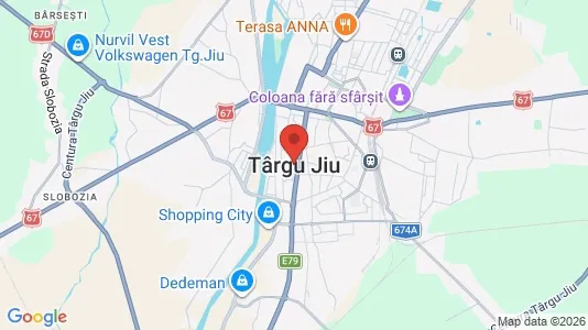 Houses for rent i Târgu Jiu - kort over placeringen