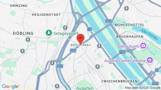 Apartments for rent i Vienna Brigittenau - kort over placeringen