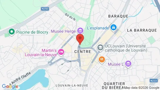 Apartments for rent in Ottignies-Louvain-la-Neuve - Photo from Google Street View