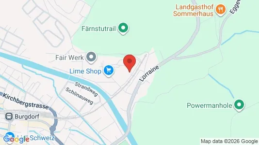 Apartments for rent i Emmental - kort over placeringen