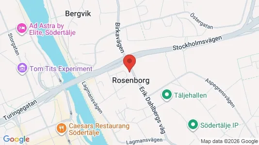 Apartments for rent i Södertälje - kort over placeringen
