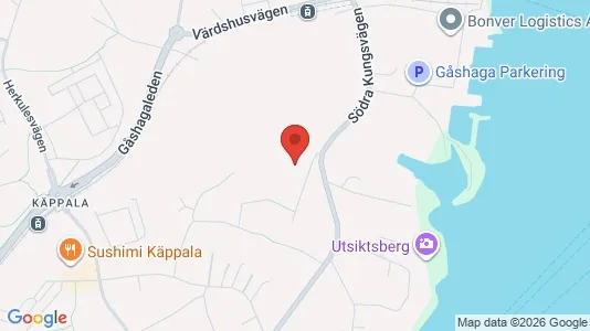 Apartments for rent i Lidingö - kort over placeringen
