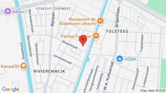 Apartments for rent i Utrecht Zuid-West - kort over placeringen