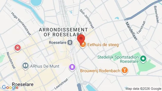 Apartments for rent i Roeselare - kort over placeringen