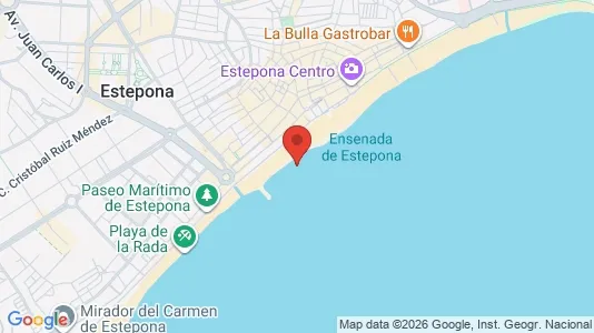 Apartments for rent i Estepona - kort over placeringen