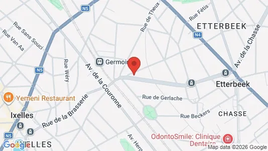 Apartments for rent in Brussels Etterbeek - Photo from Google Street View