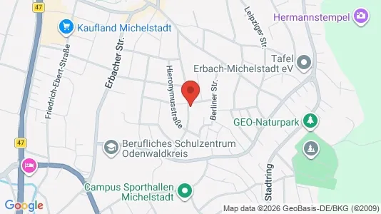 Apartments for rent i Odenwaldkreis - kort over placeringen