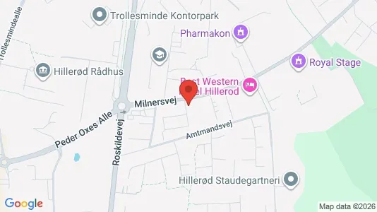 Apartments for rent i Hillerød - kort over placeringen