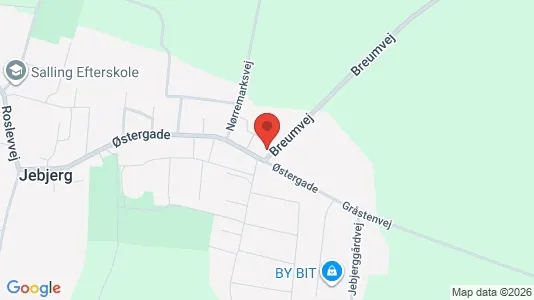 Apartments for rent i Roslev - kort over placeringen