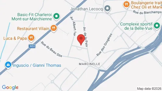 Apartments for rent in Charleroi - Photo from Google Street View