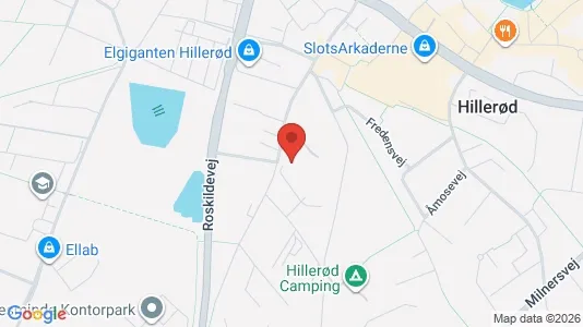 Apartments for rent i Hillerød - kort over placeringen