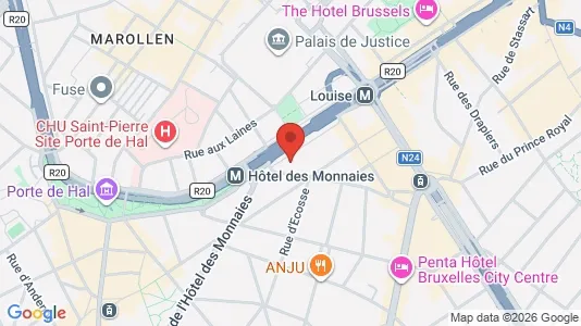 Apartments for rent in Brussels Sint-Gillis - Photo from Google Street View