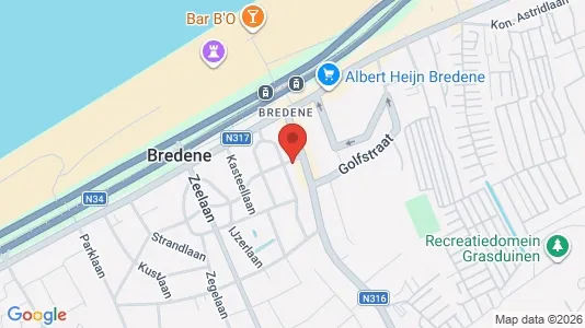Apartments for rent in Bredene - Photo from Google Street View