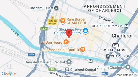 Apartments for rent in Charleroi - Photo from Google Street View