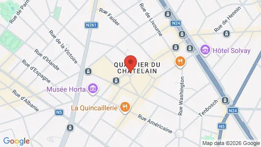 Apartments for rent in Brussels Elsene - Photo from Google Street View