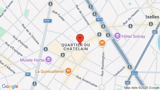 Apartments for rent in Brussels Elsene - Photo from Google Street View