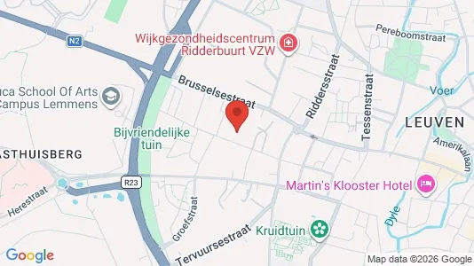 Apartments for rent i Leuven - kort over placeringen