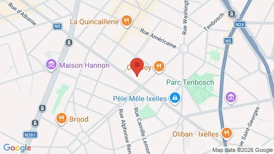 Apartments for rent in Brussels Elsene - Photo from Google Street View
