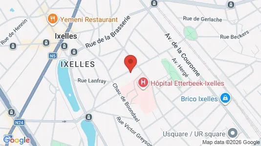Apartments for rent in Brussels Elsene - Photo from Google Street View