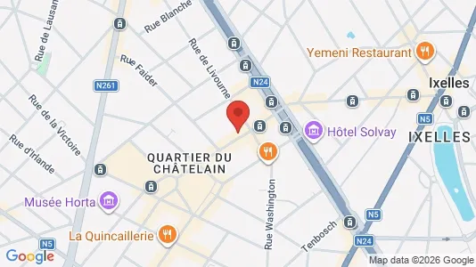 Apartments for rent in Brussels Elsene - Photo from Google Street View