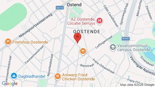 Apartments for rent in Oostende - Photo from Google Street View