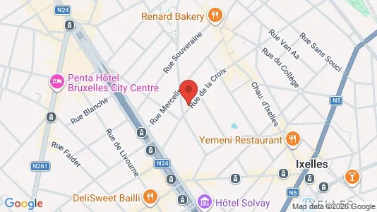 Apartments for rent in Brussels Elsene - Photo from Google Street View