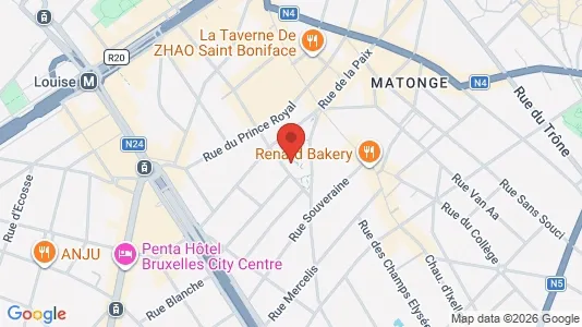 Apartments for rent in Brussels Elsene - Photo from Google Street View