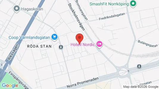 Apartments for rent i Norrköping - kort over placeringen