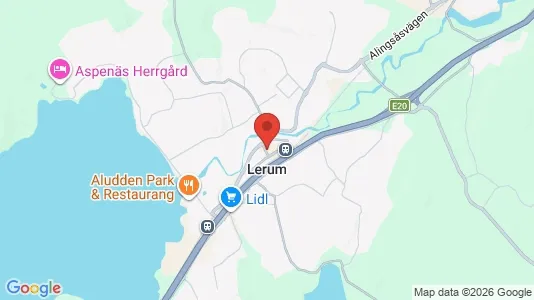 Apartments for rent i Lerum - kort over placeringen
