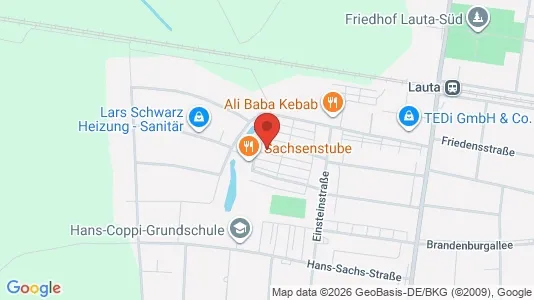 Apartments for rent i Bautzen - kort over placeringen