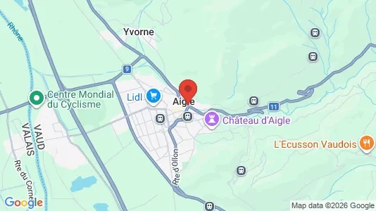 Apartments for rent in Aigle - Photo from Google Street View