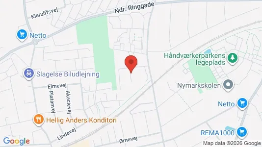 Apartments for rent i Slagelse - kort over placeringen