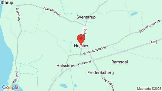 Apartments for rent i Højslev - kort over placeringen