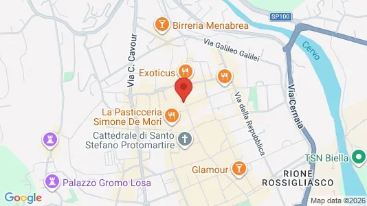 Apartments for rent i Biella - kort over placeringen