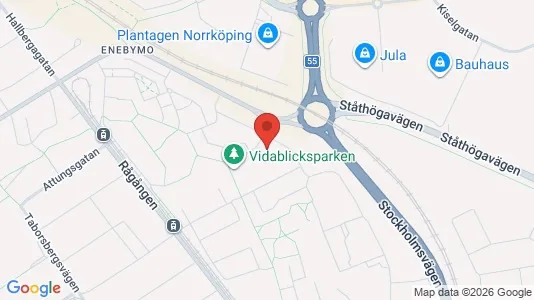 Apartments for rent i Norrköping - kort over placeringen