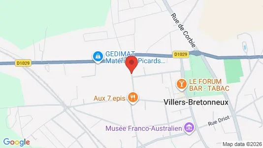 Apartments for rent i Amiens - kort over placeringen