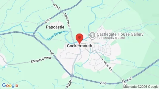 Apartments for rent i Cockermouth - Cumbria - kort over placeringen